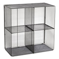 Safco Onyx Mesh Cube, 28.5w x 14.5d x 28.5h, Black