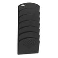 Safco Steel Wall Rack, 7 Sections, Letter/Legal Size, 9.5" x 2" x 21.75", Black
