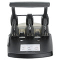 Swingline 300-Sheet Extra High-Capacity Three-Hole Punch, 9/32" Holes, Black/Gray