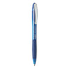 BIC GLIDE Ballpoint Pen, Retractable, Medium 1 mm, Blue Ink, Blue Barrel, Dozen