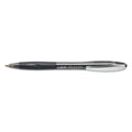 BIC GLIDE Ballpoint Pen, Retractable, Medium 1 mm, Black Ink, Black Barrel, Dozen