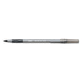 BIC Round Stic Grip Xtra Comfort Ballpoint Pen Value Pack, Easy-Glide, Stick, Medium 1.2 mm, Black Ink, Gray/Black Barrel, 36/PK