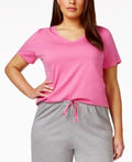 Hue Solid Short Sleeve Sleep Tee by Vanessa Jane