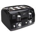Sunbeam Extra Wide Slot Toaster, 4-Slice, 11.75 x 13.38 x 8.25, Black