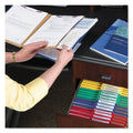 Smead 6-Section Pressboard Top Tab Pocket-Style Classification Folders with SafeSHIELD Fasteners, 2 Dividers, Legal, Red, 10/Box