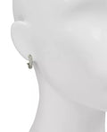Patricia Nash Silver-Tone Pave Hoop Earrings by Vanessa Jane
