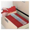 Smead 6-Section Pressboard Top Tab Pocket-Style Classification Folders with SafeSHIELD Fasteners, 2 Dividers, Legal, Red, 10/BX