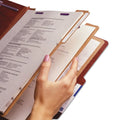 Smead Pressboard Classification Folders with SafeSHIELD Coated Fasteners, 2/5 Cut, 3 Dividers, Legal Size, Red, 10/Box