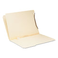 Smead Self-Adhesive Folder Dividers for Top/End Tab Folders with 2-Prong Fasteners, Letter Size, Manila, 100/Box