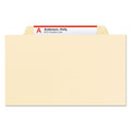 Smead Manila Four- and Six-Section Top Tab Classification Folders, 1 Divider, Legal Size, Manila, 10/Box