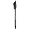 Paper Mate ComfortMate Ultra Ballpoint Pen, Retractable, Medium 1 mm, Black Ink, Black Barrel, Dozen