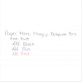 Paper Mate FlexGrip Ultra Ballpoint Pen, Stick, Fine 0.8 mm, Black Ink, Gray Barrel, Dozen