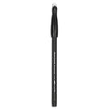 Paper Mate Eraser Mate Ballpoint Pen, Stick, Medium 1 mm, Black Ink, Black Barrel, Dozen