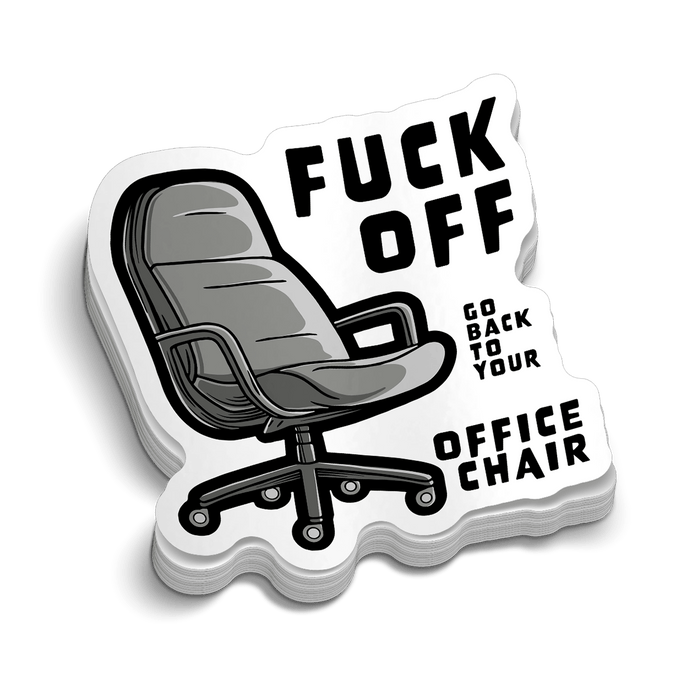 Office Chair - Hard Hat Decal by Armed American Supply