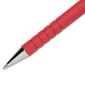 Paper Mate FlexGrip Ultra Ballpoint Pen, Stick, Medium 1 mm, Red Ink, Red Barrel, Dozen