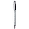 Paper Mate FlexGrip Ultra Ballpoint Pen, Stick, Medium 1 mm, Black Ink, Gray Barrel, Dozen