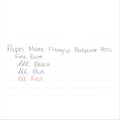 Paper Mate FlexGrip Elite Ballpoint Pen, Retractable, Fine 0.8 mm, Black Ink, Black Barrel, Dozen