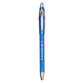 Paper Mate FlexGrip Elite Ballpoint Pen, Retractable, Medium 1 mm, Blue Ink, Blue Barrel, Dozen
