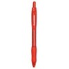 Paper Mate Profile Ballpoint Pen, Retractable, Bold 1.4 mm, Red Ink, Red Barrel, Dozen