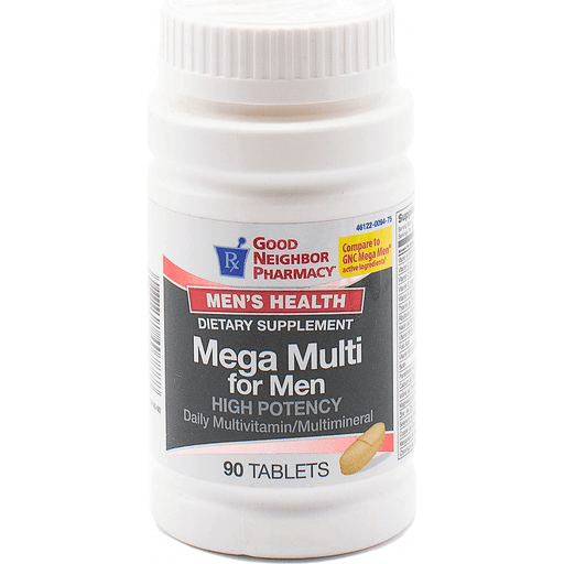 Good Neighbor Pharmacy GNP Mega Multi For Men, 90 Tablets by Pasteur Pharmacy