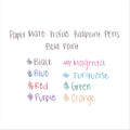 Paper Mate Profile Ballpoint Pen, Retractable, Bold 1.4 mm, Assorted Ink and Barrel Colors, 8/Pack