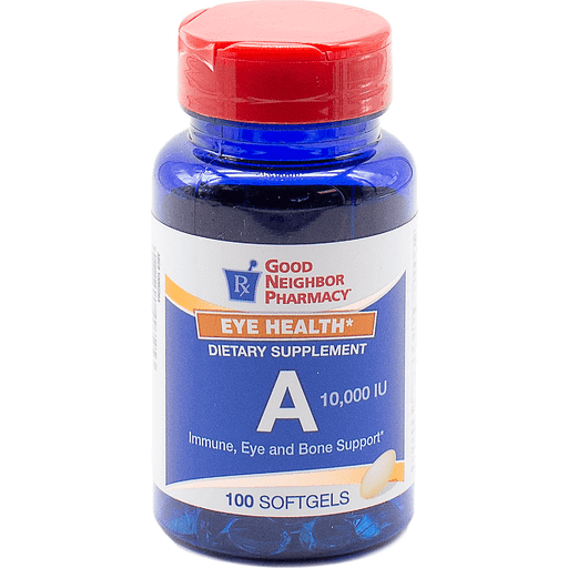 Gnp Vitamin A 10 000 Unit Softgels 100ct by Pasteur Pharmacy