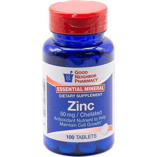GNP Essential Mineral Zinc 50mg 100 Tablets Dietary Supplement by Pasteur Pharmacy