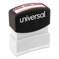 Universal Message Stamp, PAID ONLINE, Pre-Inked One-Color, Red