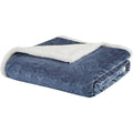 Madison Park Elma Oversized Textured Plush Throw 60x70 by Vanessa Jane