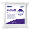 Kimtech W5 Critical Task Wipers, Flat Double Bag, Spunlace, 9 x 9, White, 100/Pack, 5 Packs/Carton