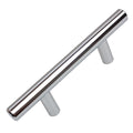 GlideRite Hardware Polished Chrome Solid Bar Cabinet Pulls 2-1/2-in CC 10 Pack by Vanessa Jane
