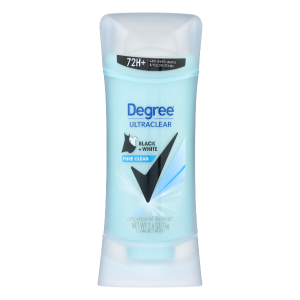 Degree Antiperspirant Deodorant, Pure Clean, Black + White 2.6 Oz by Pasteur Pharmacy
