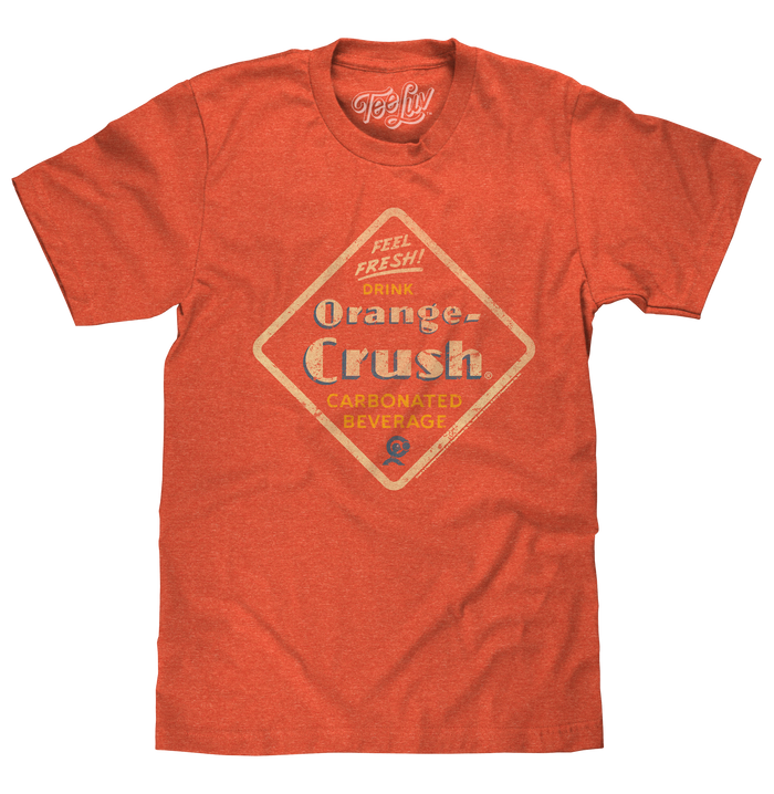 Orange Crush Feel Fresh T-Shirt - Orange by Tee Luv