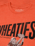 Wheaties Breakfast of Champions Football Player T-Shirt - Orange by Tee Luv