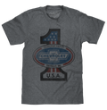 #1 Chevrolet T-Shirt - Gray by Tee Luv