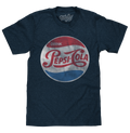 Pepsi Retro Logo T-Shirt - Navy by Tee Luv
