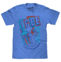 ICEE Polar Bear Logo T-Shirt - Blue by Tee Luv