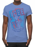 ICEE Polar Bear Logo T-Shirt - Blue by Tee Luv