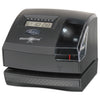 Lathem 1600E Wireless Atomic Time Recorder with Tru-Align, Digital Display, Dark Gray