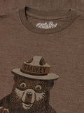 Smokey Fire Danger Very High T-Shirt - Brown by Tee Luv