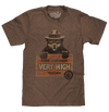 Smokey Fire Danger Very High T-Shirt - Brown