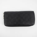 Louis Vuitton Black Damier Infini Vertical Zippy Wallet #2267 by Bolt Boutique