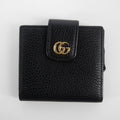 Gucci Black GG Marmont Leather Compact Wallet #2268 by Bolt Boutique