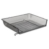 Rolodex Mesh Stacking Side Load Tray, 1 Section, Letter Size Files, 14.25" x 10.13" x 2.75", Black