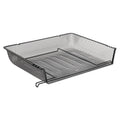 Rolodex Mesh Stacking Side Load Tray, 1 Section, Letter Size Files, 14.25" x 10.13" x 2.75", Black