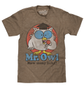 Mr. Owl How Many Licks? T-Shirt - Brown by Tee Luv