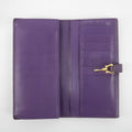 Gucci Purple Leather Jackie Long Wallet #2269 by Bolt Boutique