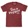 Dr Pepper I'm a Pepper T-Shirt - Red by Tee Luv