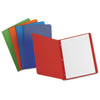 Oxford Title Panel and Border Front Report Cover, Three-Prong Fastener, 0.5" Capacity, 8.5 x 11, Assorted/Assorted, 25/Box