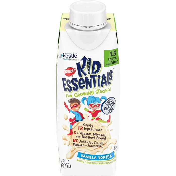 Boost Kid Essentials 1.5 Balanced With Fiber Vanilla Vortex, 8 Fluid Ounces, 24 Per Case by Pasteur Pharmacy